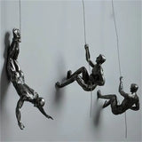 Retro Industrial Climbing Figures Pendant