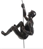 Retro Industrial Climbing Figures Pendant