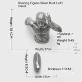 Retro Industrial Climbing Figures Pendant